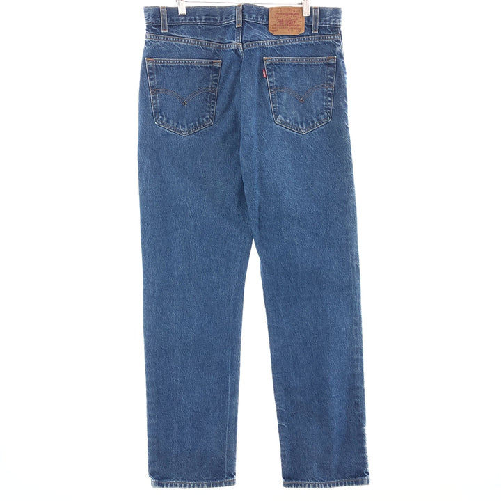 00'S Levi's 505 REGULAR FIT STRAIGHT LEG tapered denim pants made in USA men's w36 /eaa391911