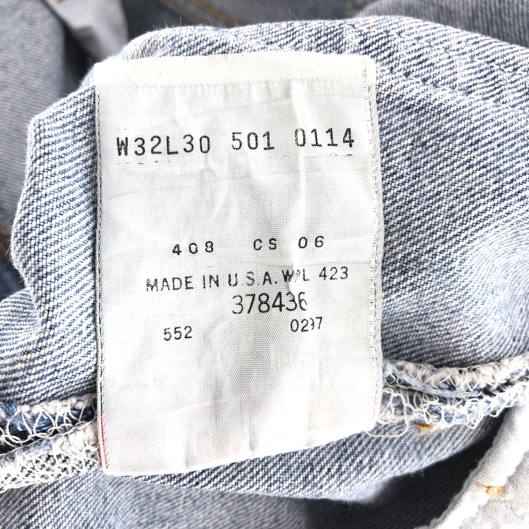 90'S Levi's 501 Straight Denim Pants Made in USA Men's W31 Vintage /eaa391920