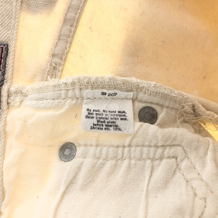 80'S Levi's 501 White Denim Straight Denim Pants Made in USA Women's S (w25) Vintage /eaa391936