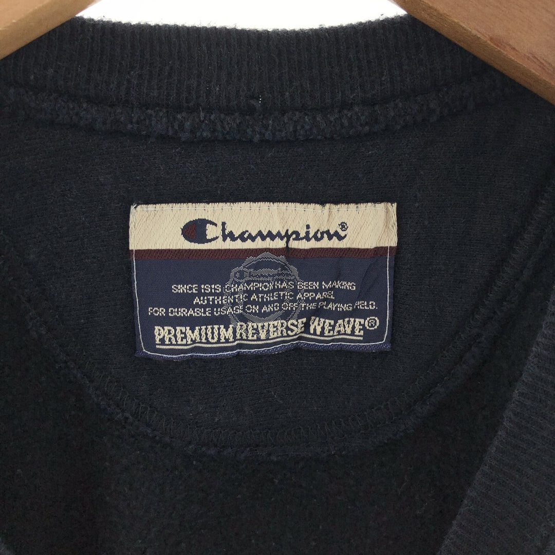 00'S Champion Premium Reverse Weave College Sweatshirt Trainer Men's L /eaa391974