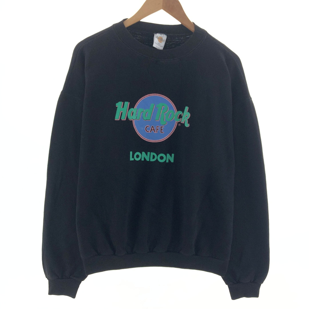 90'S Hard Rock Cafe London Advertising Sweatshirt, Men's L, Vintage /eaa391987