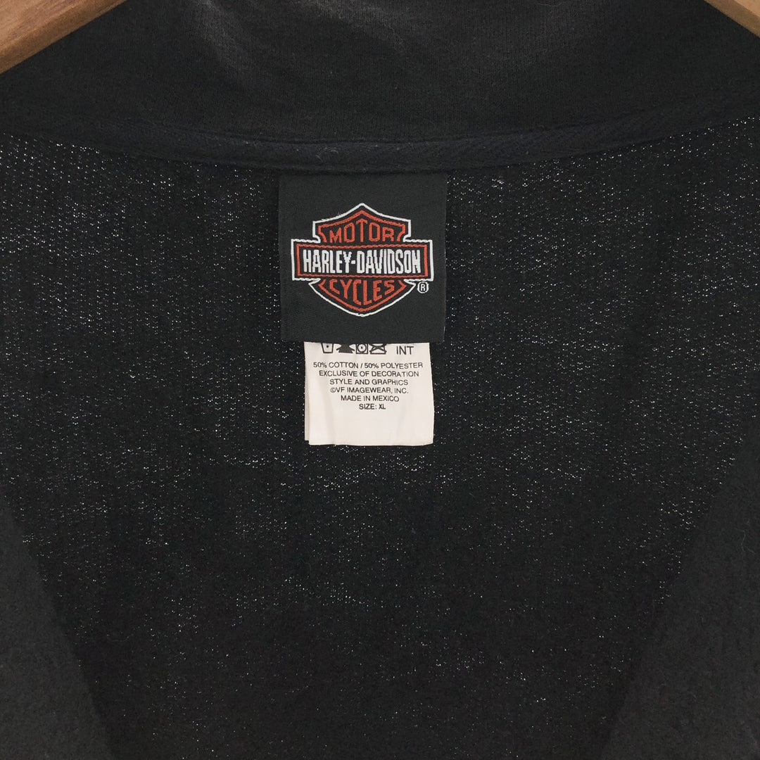 00'S Harley-Davidson Full Zip Sweatshirt Trainer Men's XL /eaa392004