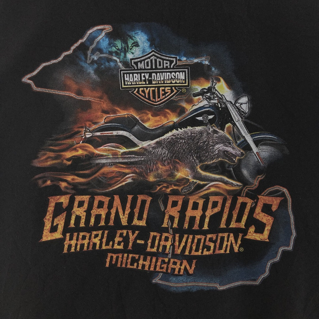 00'S Harley-Davidson Full Zip Sweatshirt Trainer Men's XL /eaa392004