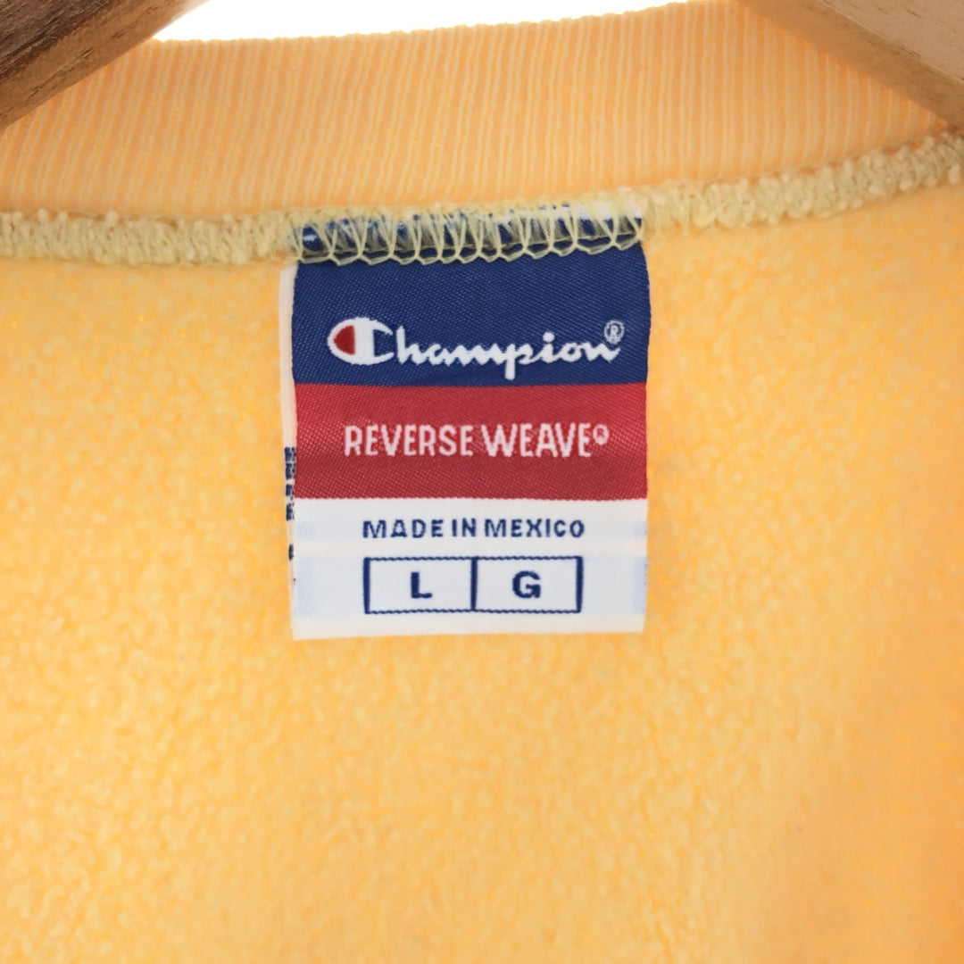 00'S Champion REVERSE WEAVE Reverse Weave College Sweatshirt Trainer Men's L /eaa392023