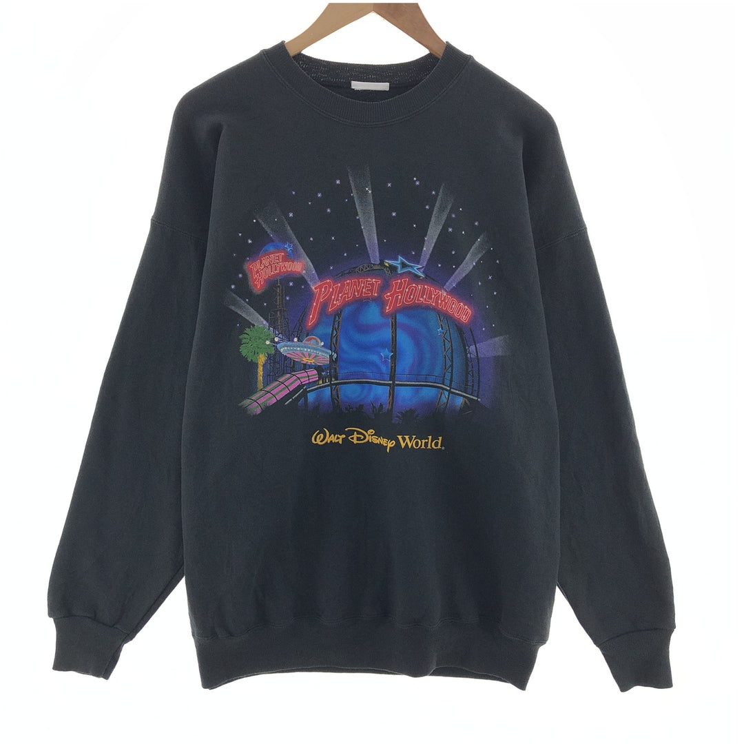 Planet Hollywood Disney Advertising Sweatshirt Trainer Men's L Vintage / eaa392028