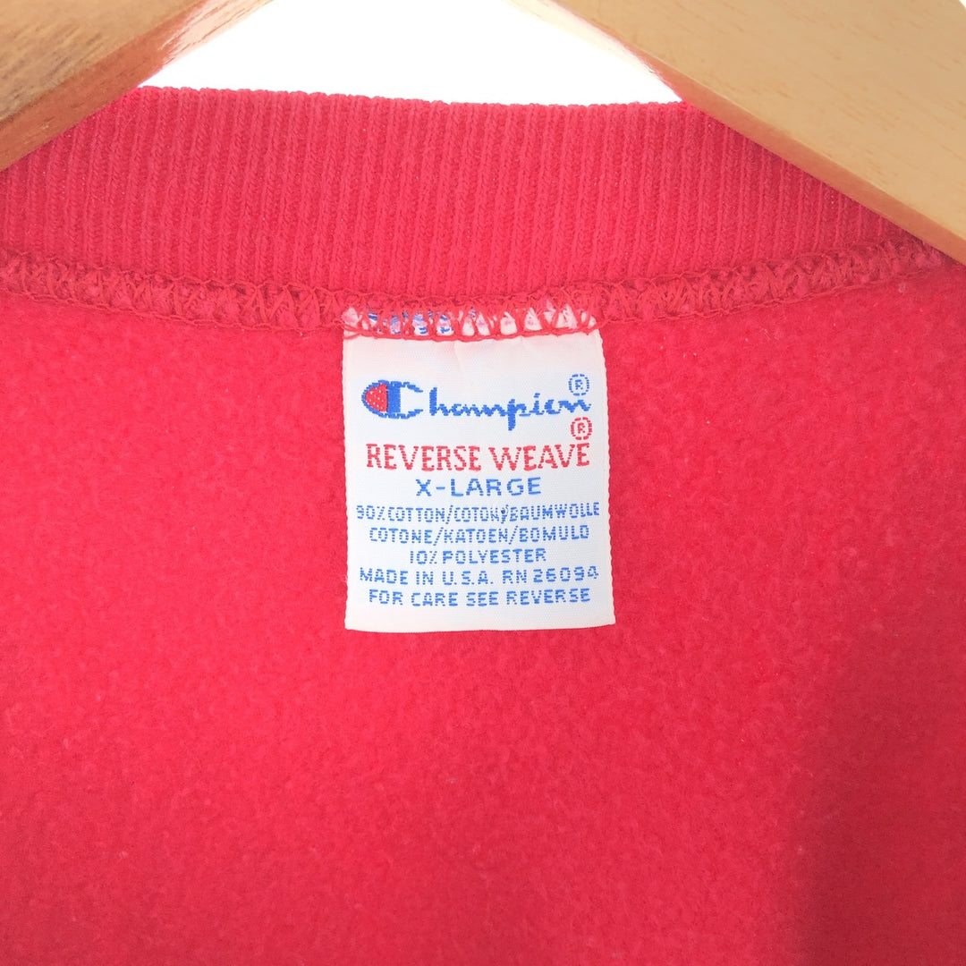 90'S Champion Reverse Weave Embroidered Tag Logo Sweatshirt Trainer Made in USA Men's XL Vintage /eaa392032