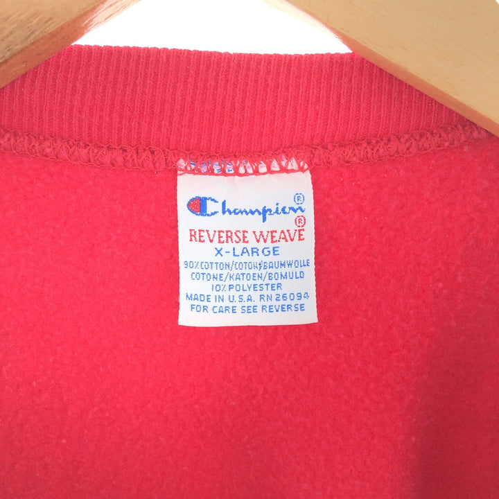 90'S Champion Reverse Weave Embroidered Tag Logo Sweatshirt Trainer Made in USA Men's XL Vintage /eaa392032