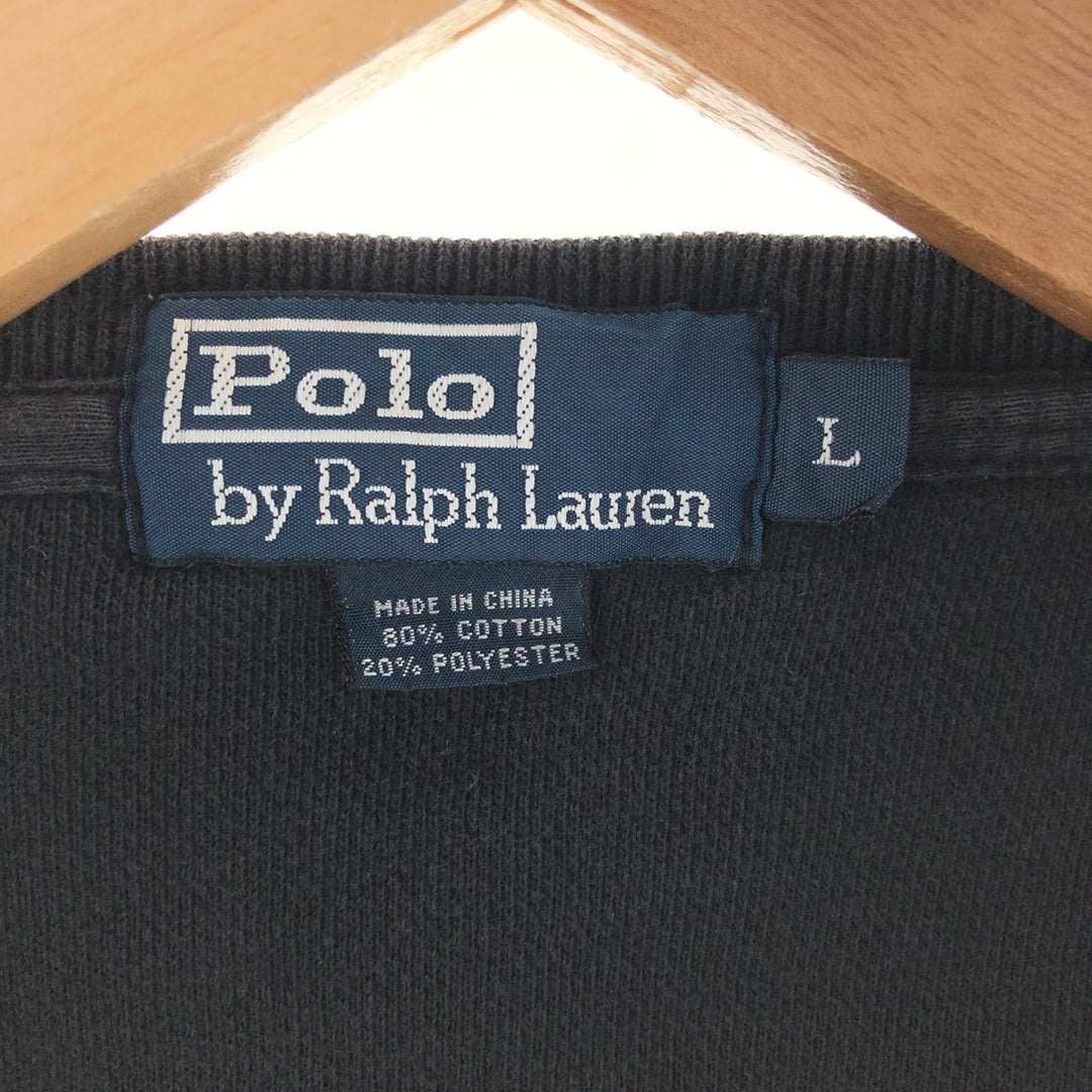 Ralph Lauren POLO by Ralph Lauren One Point Logo Sweatshirt Trainer Men's L /eaa392076