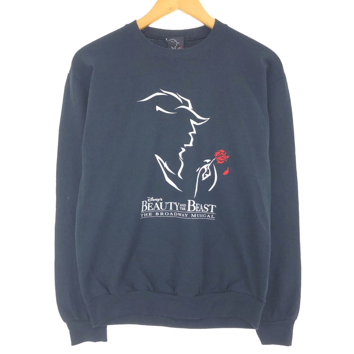 90'S BEAUTY AND THE BEAST Character Sweatshirt, Made in USA, Women's L, Vintage /eaa392108