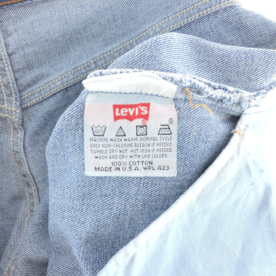 90'S Levi's 501 Straight Denim Pants Made in USA Men's W35 Vintage /eaa392143