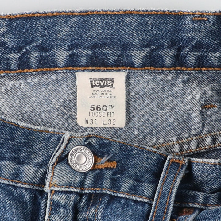 00'S Levi's 560 Tapered Denim Pants Made in USA Men's W30 / eaa392163