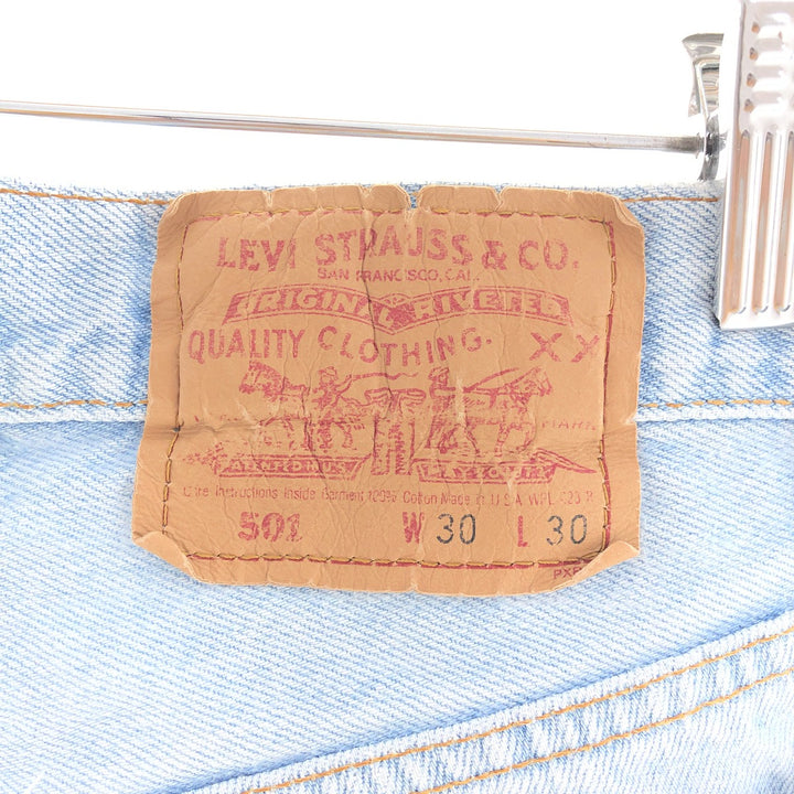 90'S Levi's 501 Straight Denim Pants Made in USA Men's W29 Vintage /eaa392171