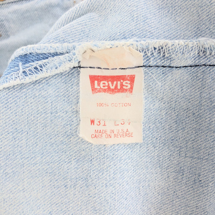 90'S Levi's 501 Straight Denim Pants Made in USA Men's W30 Vintage /eaa392187