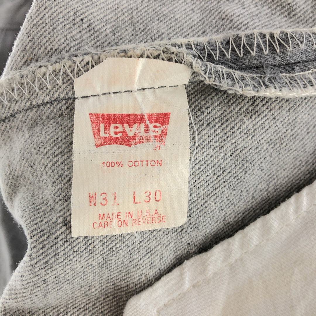 90'S Levi's 501 Straight Denim Pants Made in USA Men's W31 Vintage /eaa392202