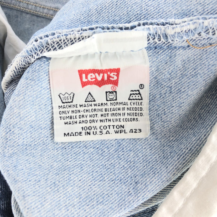 90'S Levi's 501 Straight Denim Pants Made in USA Men's W30 Vintage /eaa392218