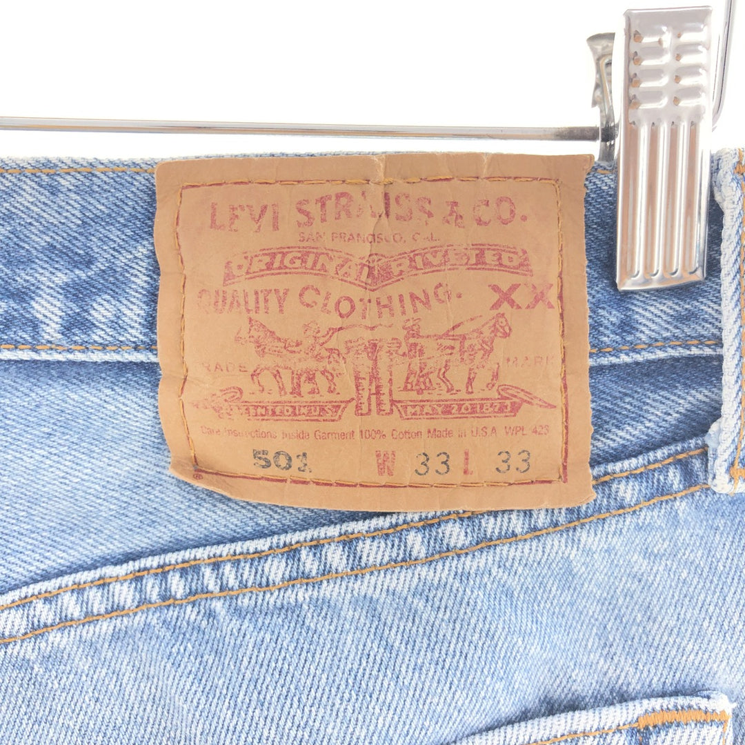 90'S Levi's 501 Straight Denim Pants Made in USA Men's W31 Vintage /eaa392223