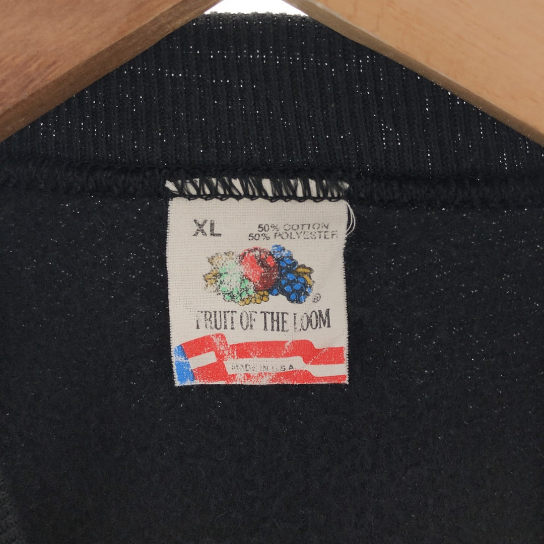 90'S Fruit of the Loom printed sweatshirt, made in the USA, men's XL, vintage /eaa392338