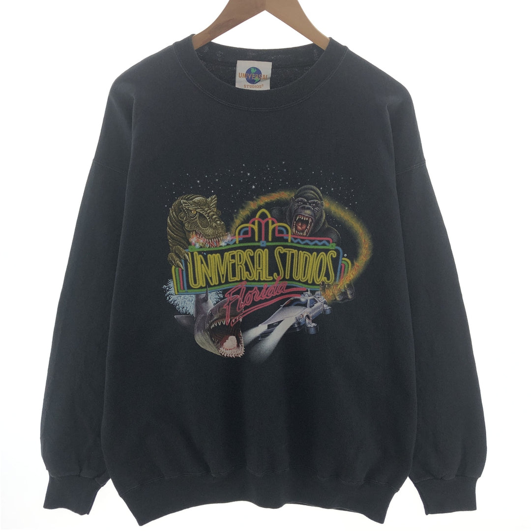 90s~ UNIVERSAL STUDIOS FLORIDA Advertising Sweatshirt Trainer Men's L Size Vintage /eaa392413