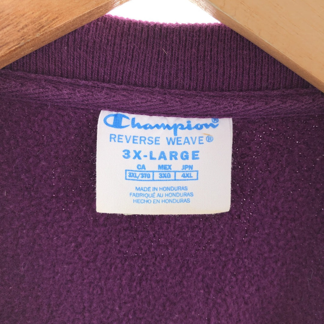 Big size Champion Reverse Weave Replica single color tag one point logo sweatshirt trainer men's XXXL equivalent / eaa392415