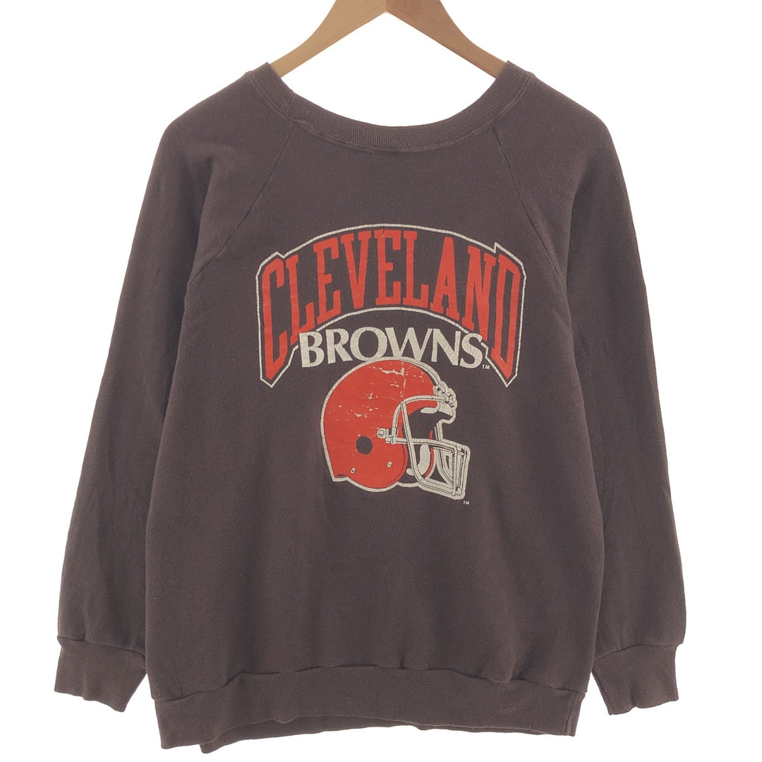 80'S Champion NFL Cleveland Browns Printed Sweatshirt Made in USA Men's XL Vintage /eaa392453