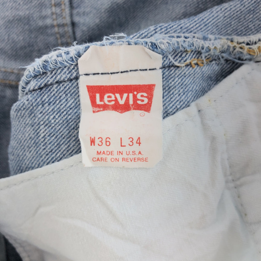 80'S Levi's 501-0113 Straight Denim Pants Made in USA Men's W35 Vintage /eaa392495