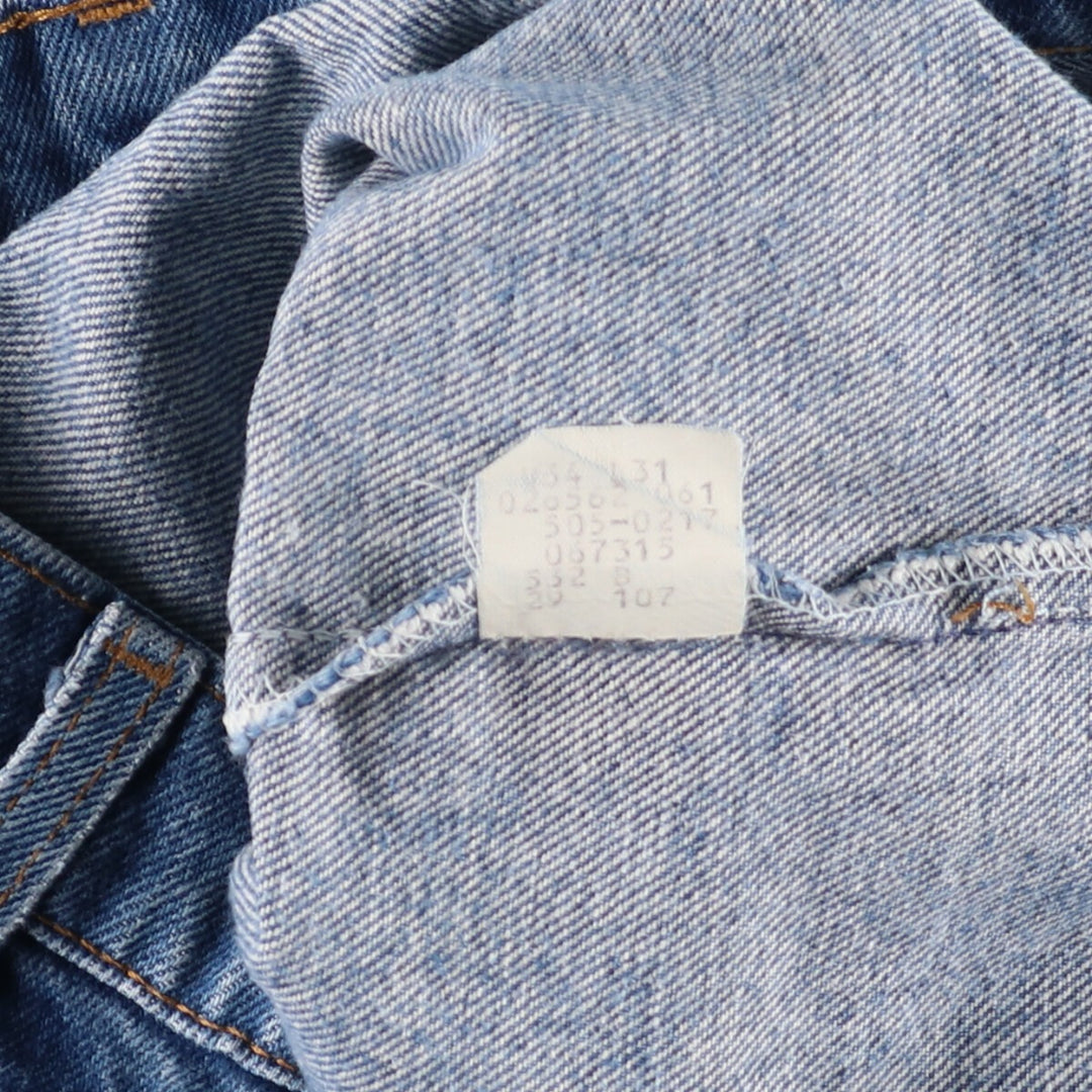 80'S Levi's 505 tapered denim pants made in USA, men's size w33, vintage /eaa392509