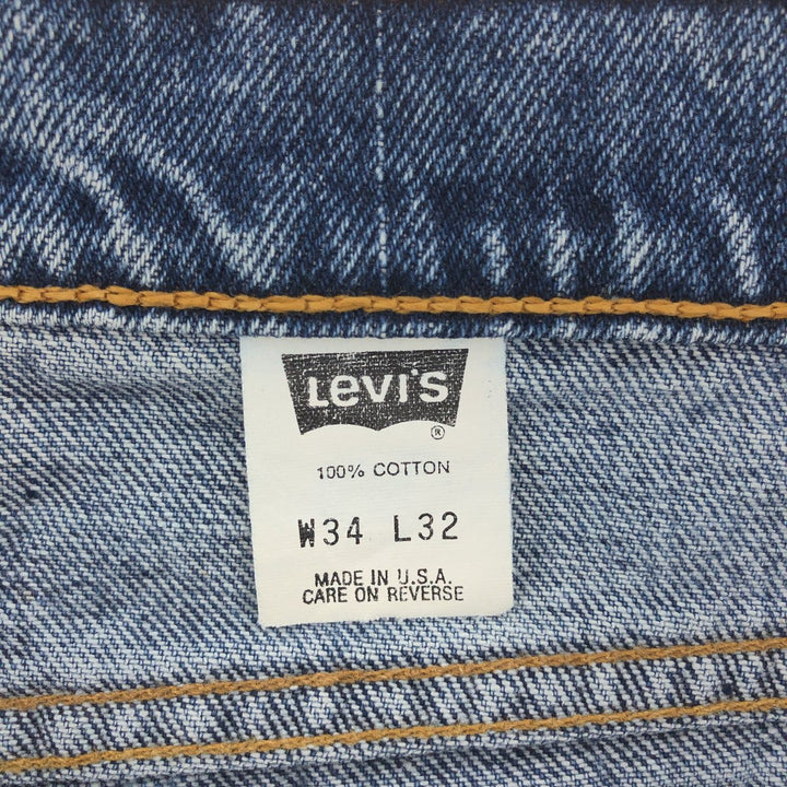 90'S Levi's 550-4891 Tapered Denim Pants Made in USA Men's W34 Vintage /eaa392515