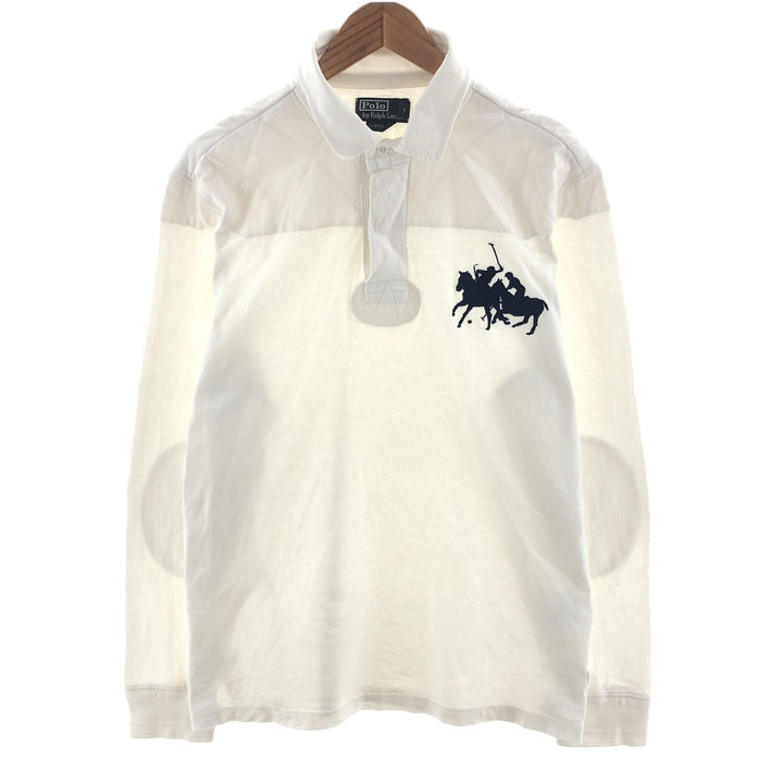 Ralph Lauren POLO by Ralph Lauren CUSTOM FIT long sleeve rugby shirt, men's L size / eaa392548