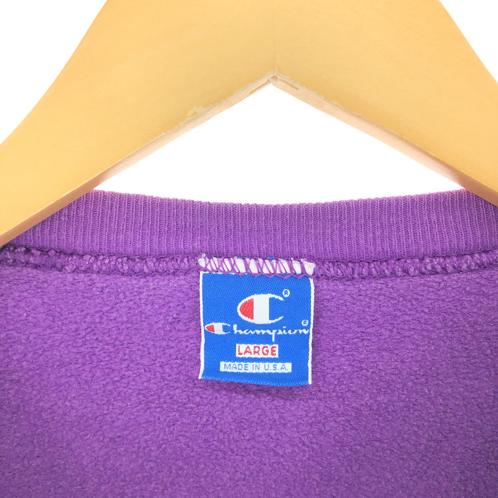 90'S Champion Logo Sweatshirt, Made in USA, Men's L size, Vintage /eaa392552