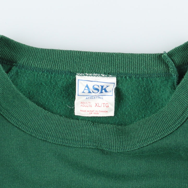 90'S ASK Printed Sweatshirt Trainer Made in Canada Men's XL Vintage /eaa392553