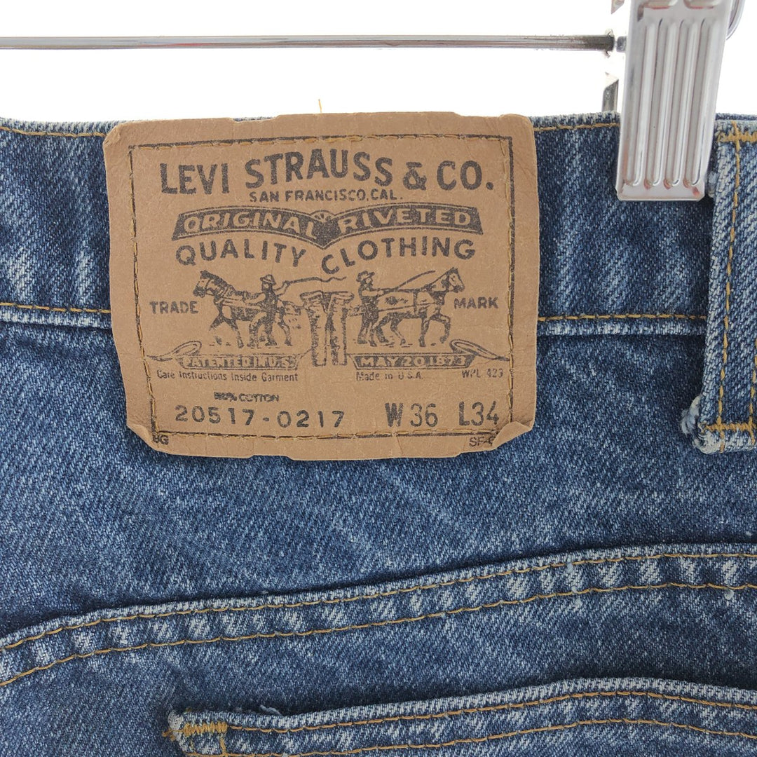 80'S Levi's 20517-0217 Orange Tab Bootcut Denim Pants Made in USA Men's W36 Vintage /eaa392562