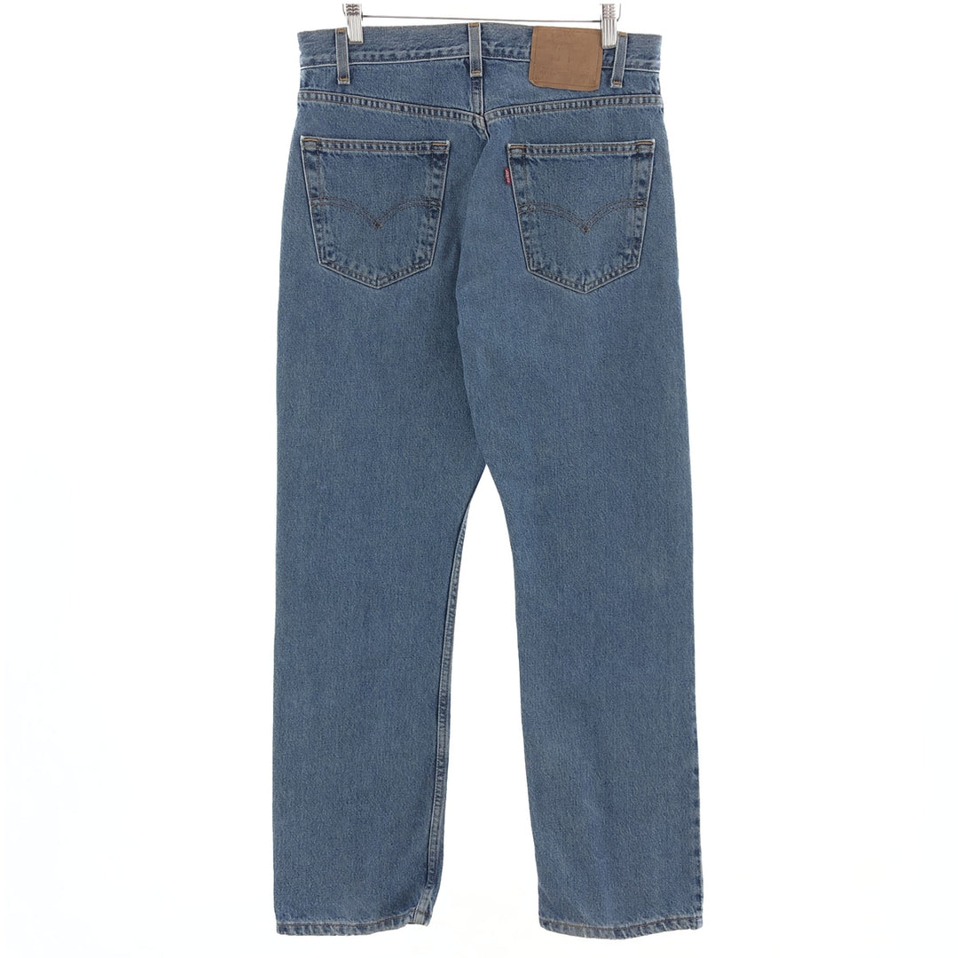 00'S Levi's 505 REGULAR FIT STRAIGHT LEG tapered denim pants for men w32 / eaa392568