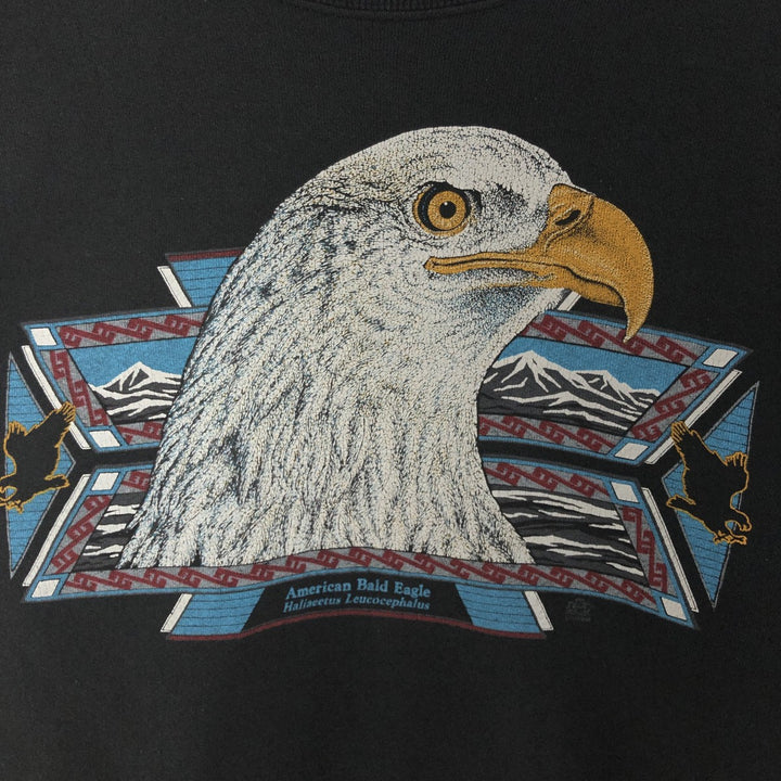 90'S Lee Eagle Pattern Animal Sweatshirt Trainer Men's XL Vintage /eaa392603