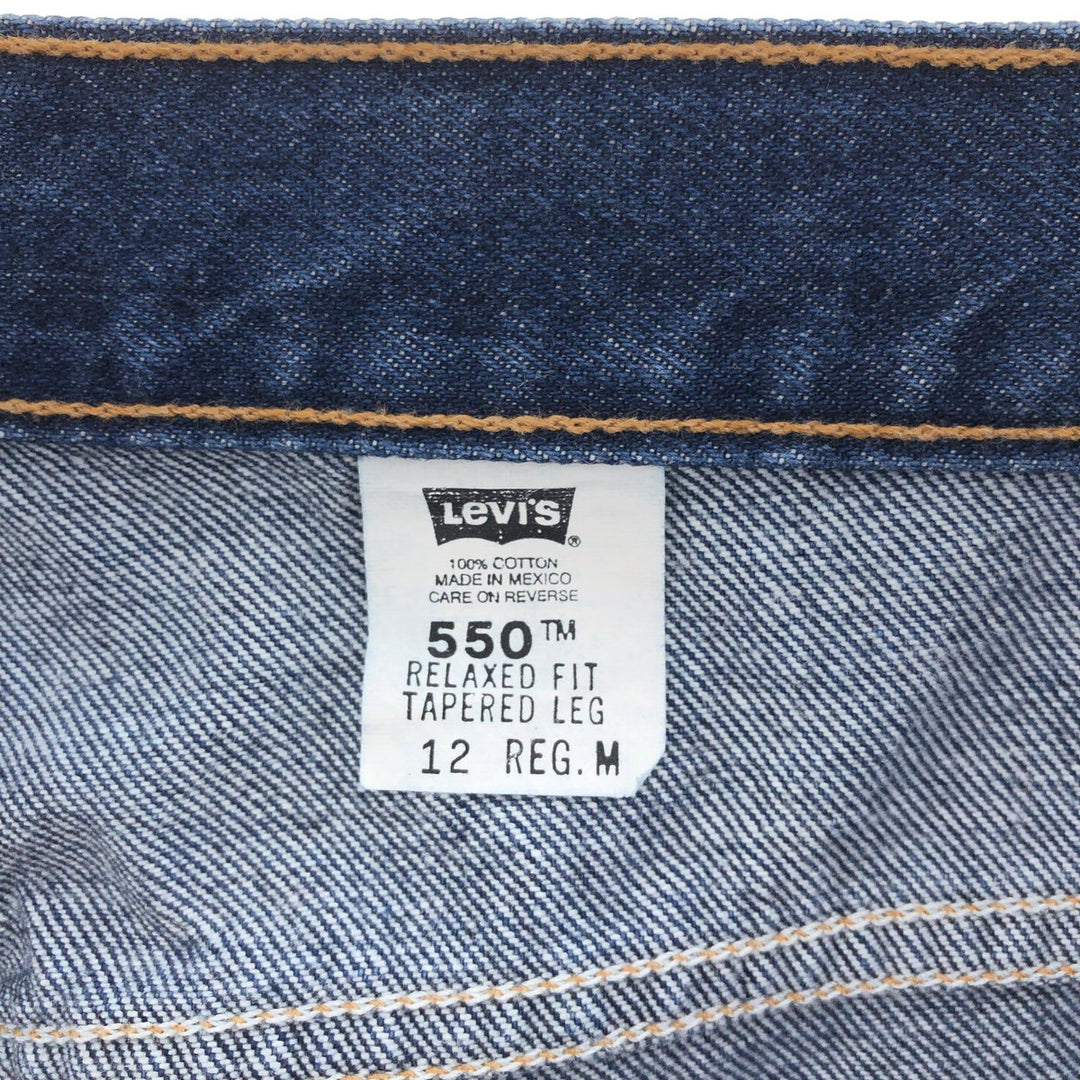 Levi's 550 Relaxed Fit Tapered Leg Tapered Denim Pants Men's Medium / eaa392658