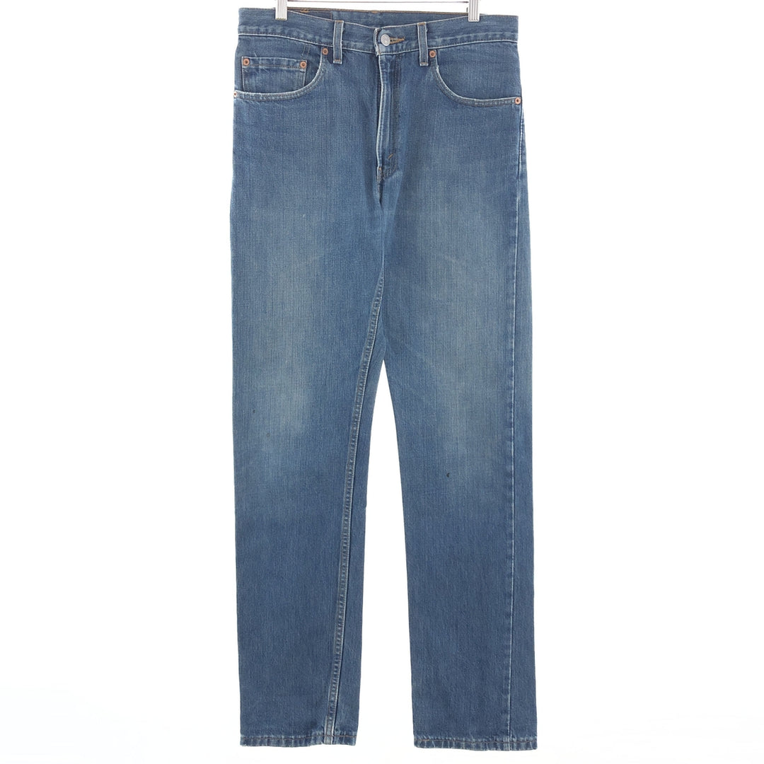00'S Levi's 505 REGULAR FIT STRAIGHT LEG tapered denim pants made in USA men's w33 /eaa392662