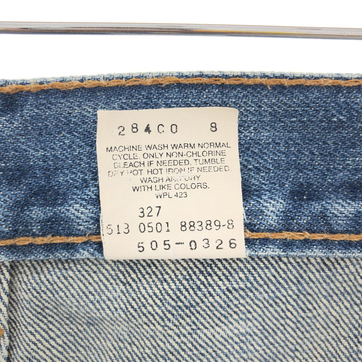 00'S Levi's 505 REGULAR FIT STRAIGHT LEG tapered denim pants made in USA men's w33 /eaa392662