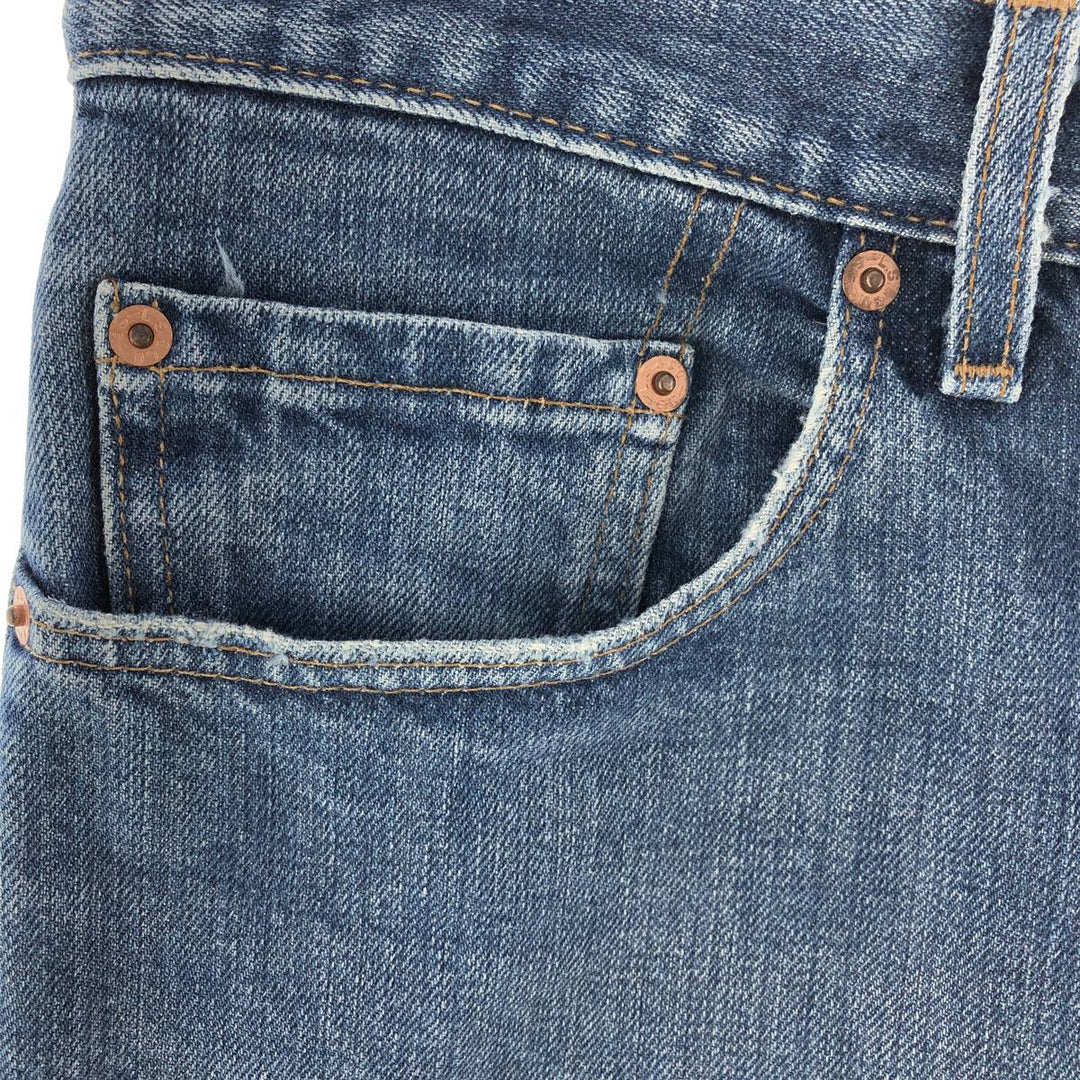 00'S Levi's 505 REGULAR FIT STRAIGHT LEG tapered denim pants made in USA men's w33 /eaa392662