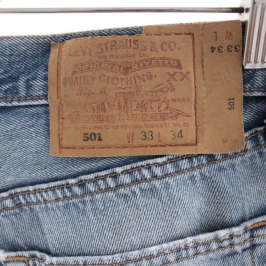 90'S Levi's 501 Straight Denim Pants Made in USA Men's W33 Vintage /eaa392668