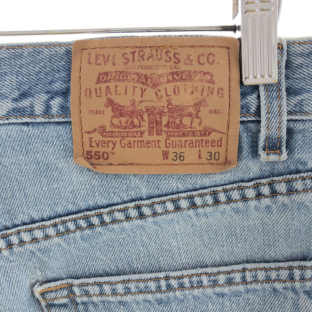 00'S Levi's 550 Relaxed Fit Tapered Denim Pants Men's W36 / eaa392678