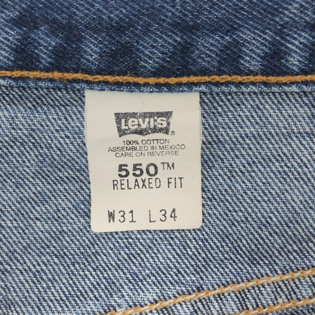 90'S Levi's 550 Relaxed Fit Tapered Denim Pants Men's W32 Vintage / eaa392681