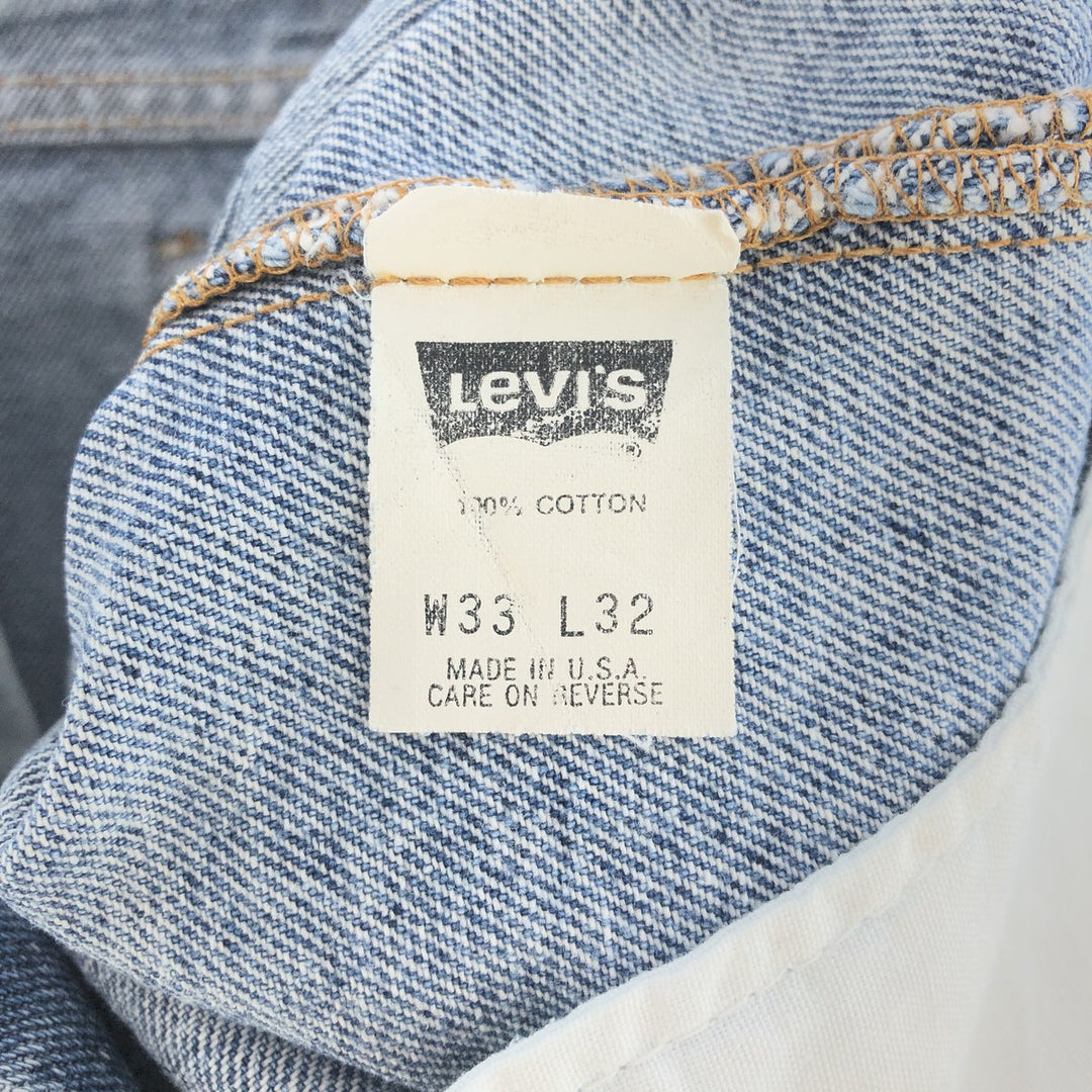 90'S Levi's 505 Tapered Denim Pants Made in USA Men's W33 Vintage /eaa392686