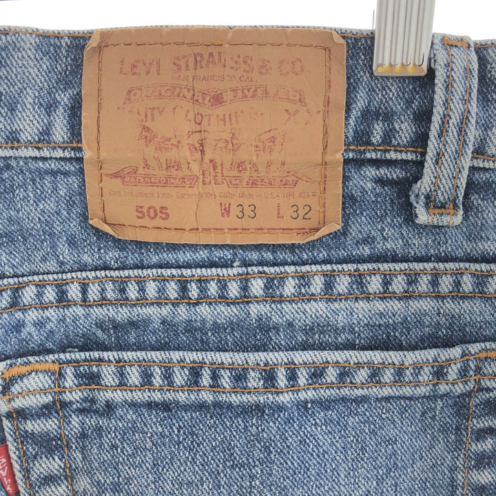 90'S Levi's 505 Tapered Denim Pants Made in USA Men's W33 Vintage /eaa392686