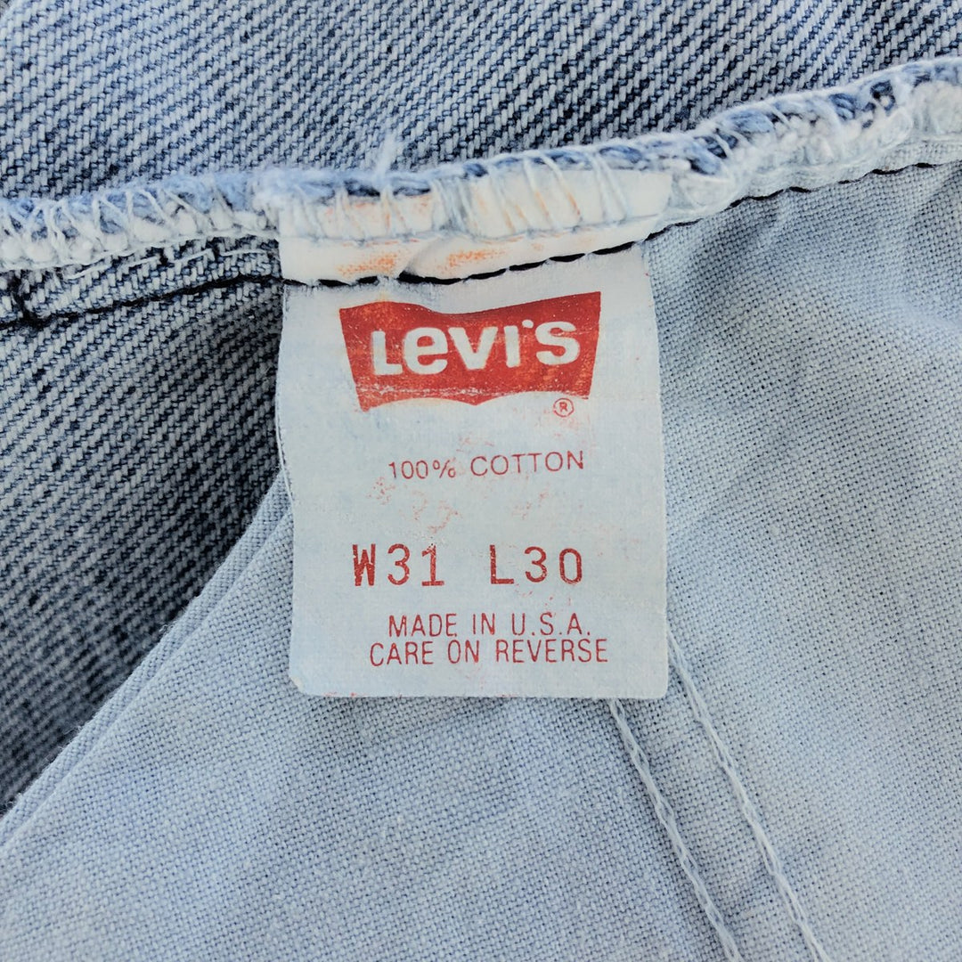 90'S Levi's 550-0213 Orange Tab Tapered Denim Pants Made in USA Men's W31 Vintage /eaa392687