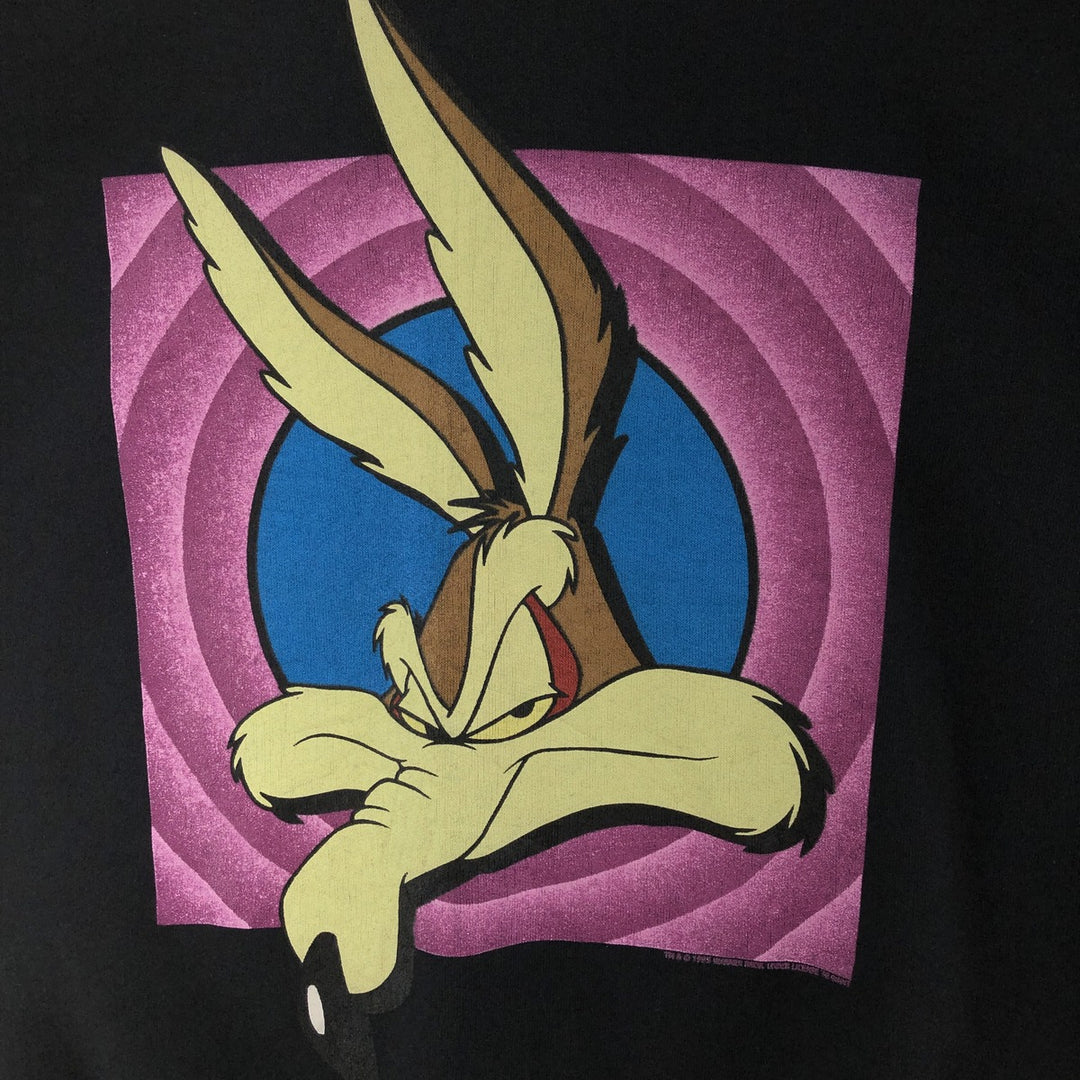 90'S Looney Tunes Wile E. Coyote Character Sweatshirt Trainer Made in USA Men's XL Vintage /eaa392718