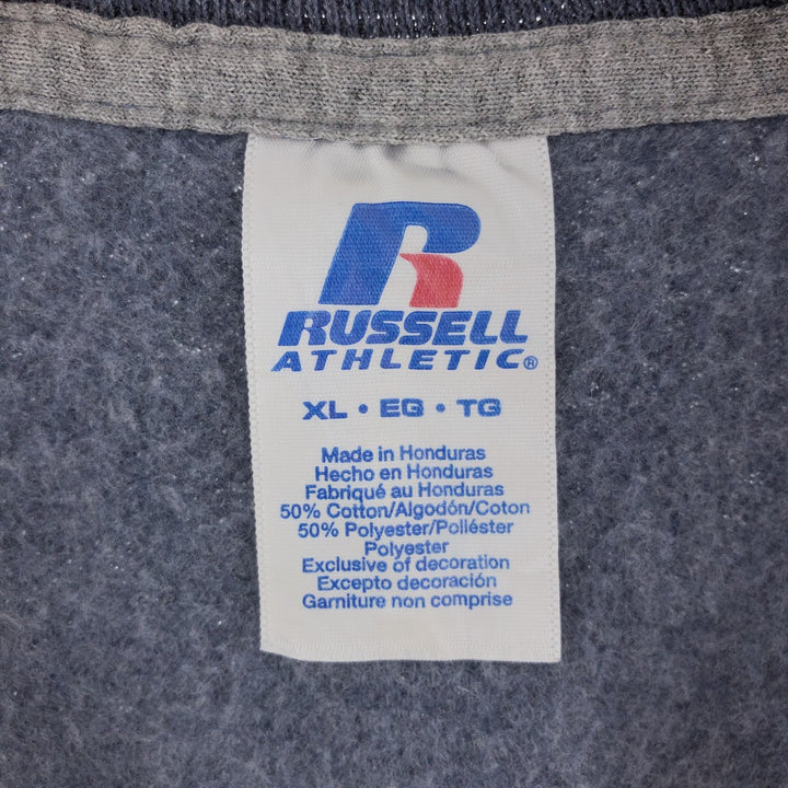 GRAY BEAR Back Print Half Zip Sweatshirt Trainer Made in USA Men's XXL /eaa392731