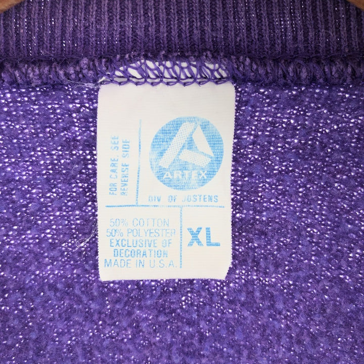 80'S ARTEX Logo Sweatshirt Trainer Made in USA Men's XL Vintage /eaa392743