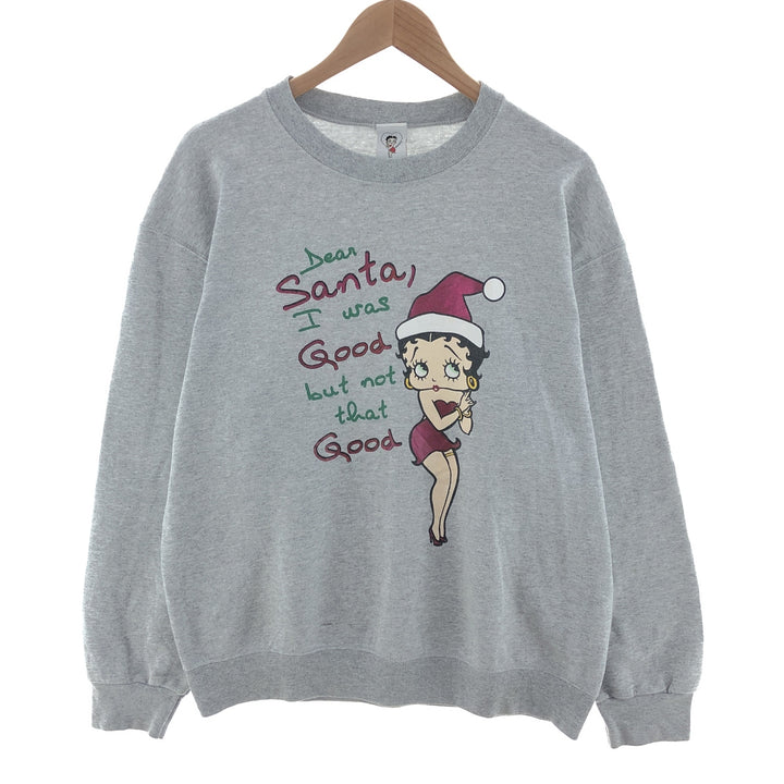 00'S Betty Boop character sweatshirt, men's L /eaa392751