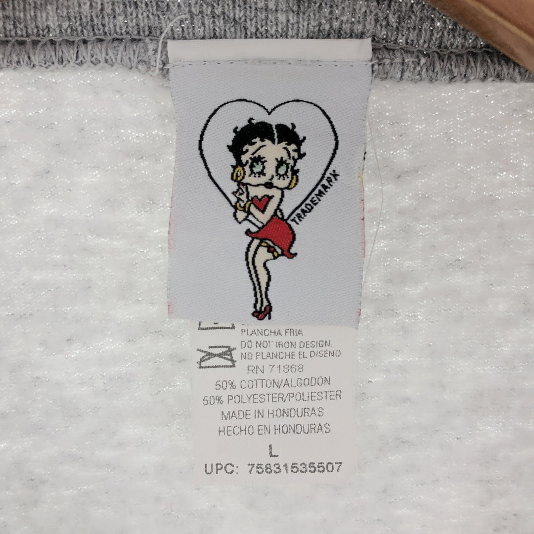 00'S Betty Boop character sweatshirt, men's L /eaa392751