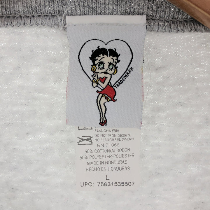00'S Betty Boop character sweatshirt, men's L /eaa392751