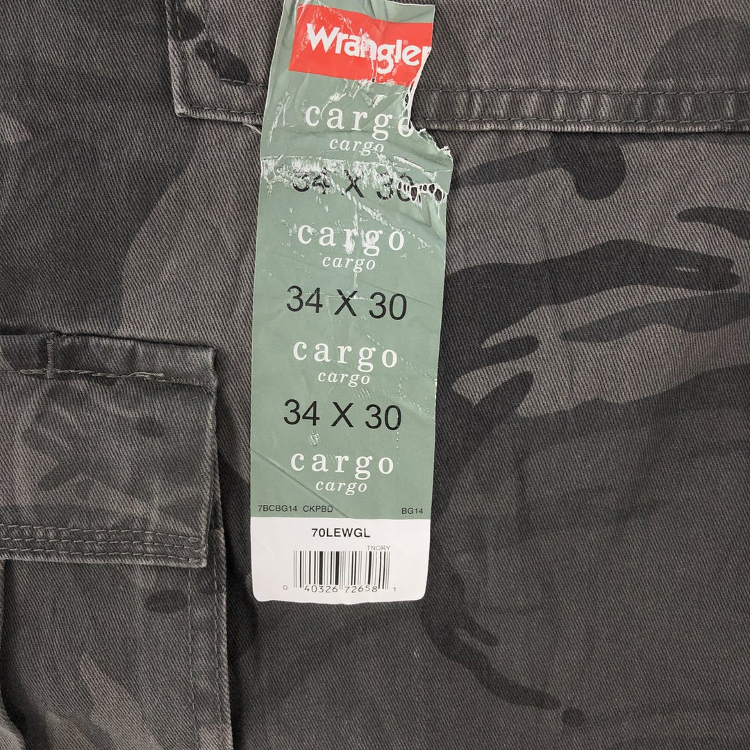 DEADSTOCK Wrangler Camouflage Pattern Cargo Pants Men's W36 / eaa392806